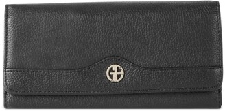 Giani Bernini Pebble Leather Receipt Wallet, Created for Macy's