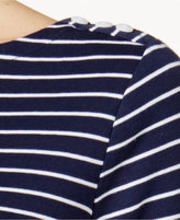 Thumbnail for your product : Charter Club Striped Boat-Neck Top, Only at Macy's
