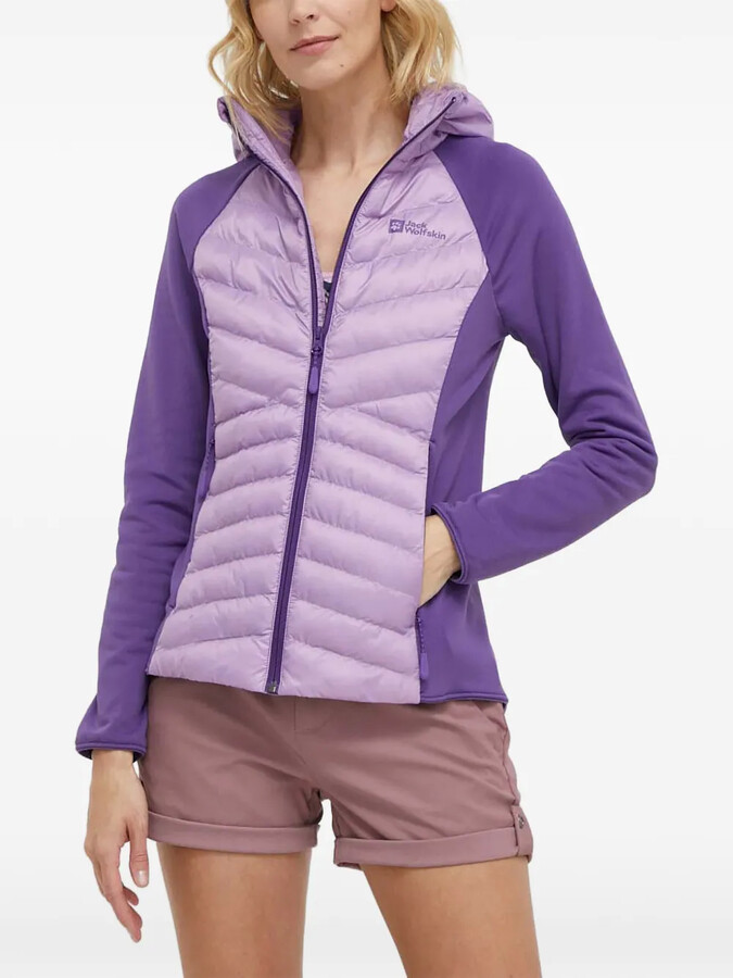 Jack Wolfskin Routeburn quilted hooded jacket