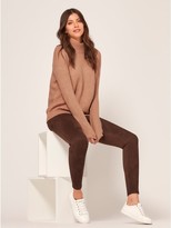 Thumbnail for your product : M&Co Faux suede leggings