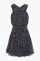 Thumbnail for your product : Ulla Johnson Arisa printed metallic cotton-blend voile mini dress