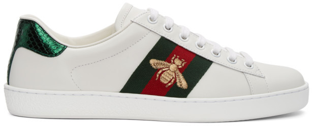 gucci ace bee trainers