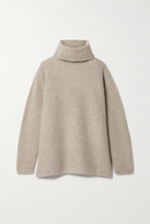 Thumbnail for your product : LAUREN MANOOGIAN Net Sustain Oversized Alpaca Turtleneck Sweater - Beige