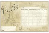 Thumbnail for your product : RoomMates 2.5 in. x 27 in. Paris Dry Erase Calendar Peel and Stick Wall Decals