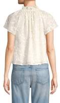 Thumbnail for your product : Rebecca Taylor Ellie Embroidered Blouse