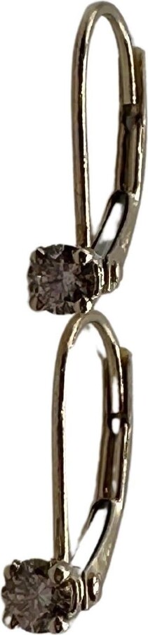 1stDibs Diamond Huggies Minimalistic Diamond Earrings 14kt Gold Kids Earrings