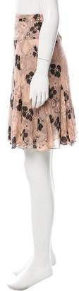 Marc by Marc Jacobs Floral Silk Skirt