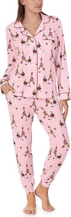 Organic Cotton Adult Women Christmas Family Two Piece Pajama Set