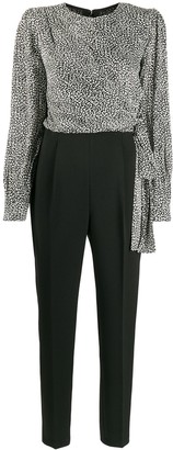 michael kors leopard print jumpsuit