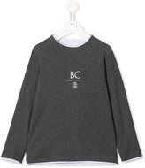 Thumbnail for your product : BRUNELLO CUCINELLI KIDS Logo Print Top