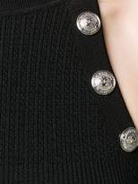 Thumbnail for your product : Balmain knitted fitted dress