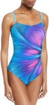 Thumbnail for your product : Gottex Belle Fleur Printed Bandeau One-Piece Swimsuit