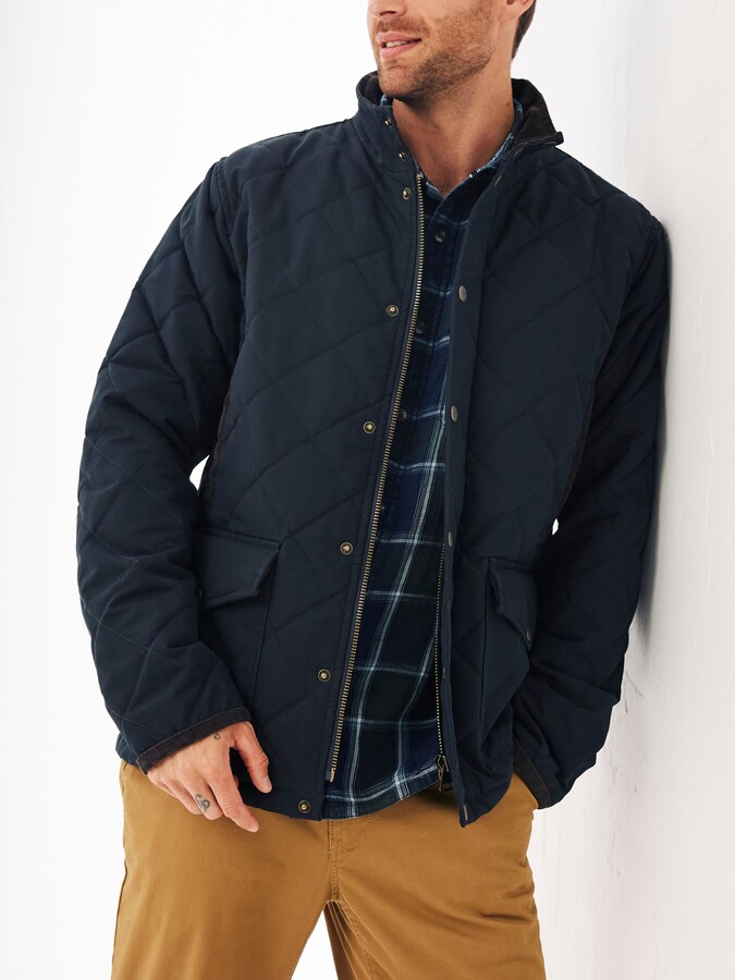 Fat Face FatFace Hayle Tall Fit Quilted Jacket, Navy ShopStyle Outerwear
