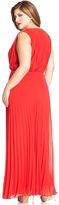 Thumbnail for your product : Alex Evenings Plus Size Pleated Faux-Wrap Gown