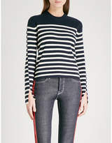 ZADIG & VOLTAIRE Delly striped wool and cashmere-blend jumper