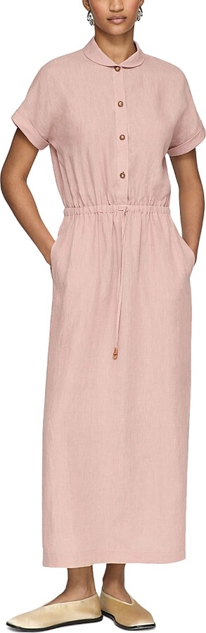 Lafayette 148 New York Claudine Linen Maxi Dress