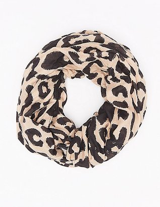 Charlotte Russe Leopard Print Infinity Scarf