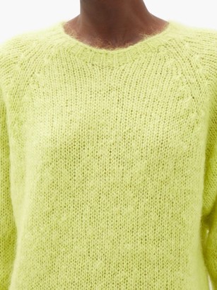 Erdem Bartley Mohair-blend Sweater - Yellow