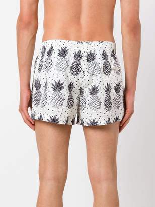 Dolce & Gabbana pineapple print swim shorts