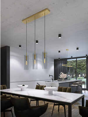 AFX Leo 4-Light Linear Pendant - 120V - 60W