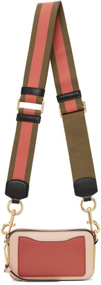 pink and green marc jacobs bag