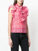 Thumbnail for your product : Manoush sleeveless ruffled blouse