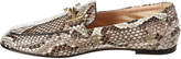 Thumbnail for your product : Tod's Double T Python Loafer