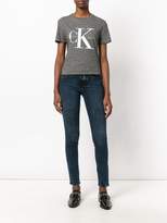 Thumbnail for your product : CK Calvin Klein logo print shrunken effect T-shirt