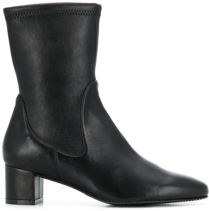 small heel ankle boot