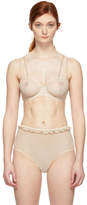 Thumbnail for your product : Le Petit Trou Pink and Gold Flames Bra