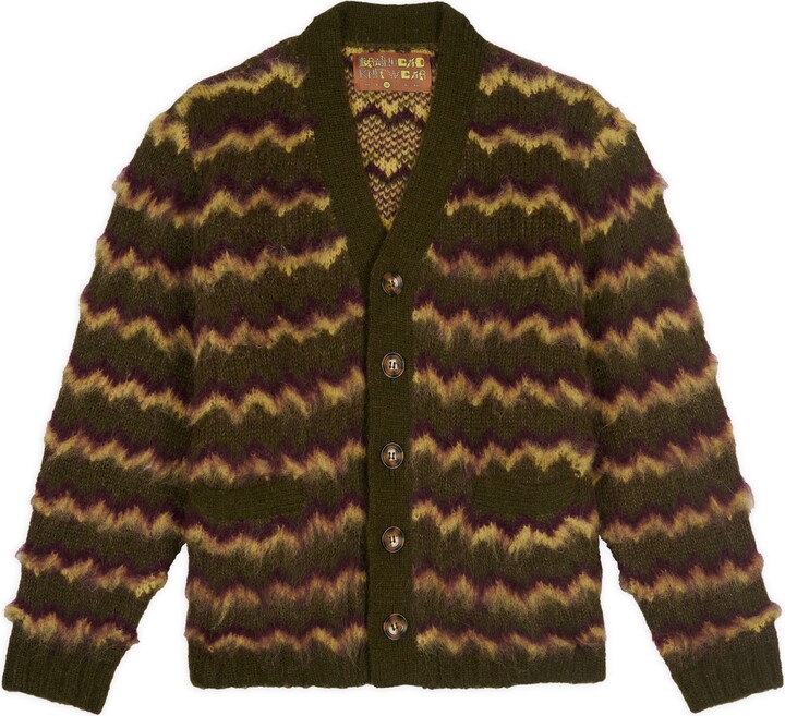 Brain Dead Cardigan With Logo