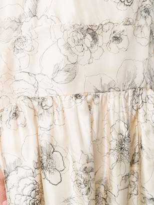 Cavallini Erika floral-print dress