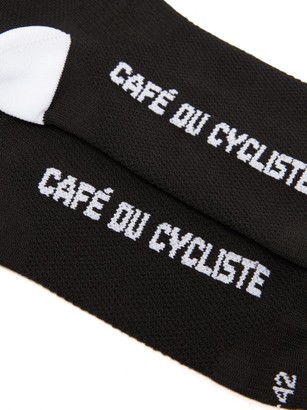 Café Du Cycliste Skate Stripe Stretch-knit Socks - Black Multi