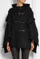 Thumbnail for your product : Junya Watanabe Patchwork wool-blend felt duffle coat