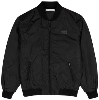 Dolce & Gabbana KIDS Black shell bomber jacket (8-12 years) - ShopStyle  Boys' Outerwear