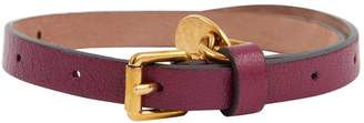 Alexander McQueen Purple Leather Bracelets
