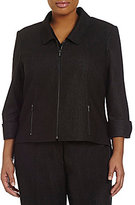Thumbnail for your product : Calvin Klein Soft Suit Zipper Jacket