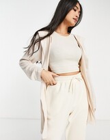 Thumbnail for your product : Lindex exclusive Nora lounge hooded cardigan in cream