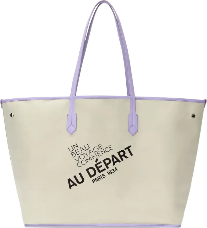 Au Départ large No.47 reversible tote bag