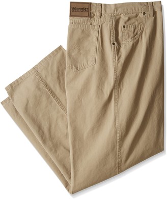 wrangler authentics men's big & tall classic twill relaxed fit cargo pant
