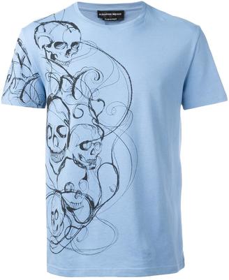 Alexander McQueen skull print T-shirt - men - Cotton - S