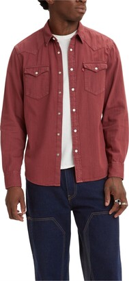 Levi's Men's Classic Clean Standard Fit Denim Western Shirt - ShopStyle