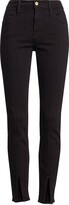 Thumbnail for your product : Frame Le High Skinny Front Split Jeans