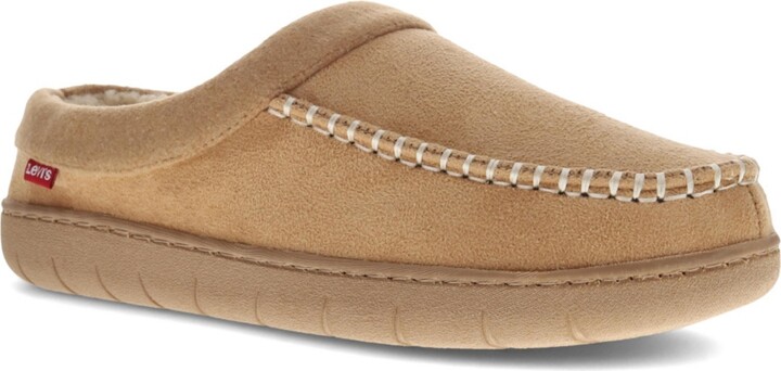 Levi's Victor Microsuede Clog House Shoe Slippers, Wheat, Size XXL -  ShopStyle