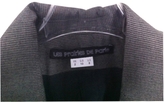Thumbnail for your product : Les Prairies de Paris Black Cotton Coat