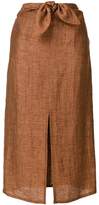 Thumbnail for your product : Masscob bow waist mid skirt