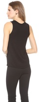 Thumbnail for your product : Vera Wang Collection Fringed Sequin Jersey Tank