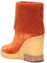 Thumbnail for your product : Tod's Suede wedge ankle boots