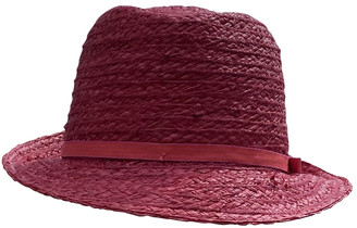 Marc Cain Red Wicker Hats