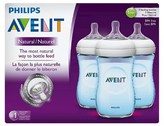 Thumbnail for your product : Avent Naturally Philips Natural Bottle, Blue Deco - 9oz (3pk)